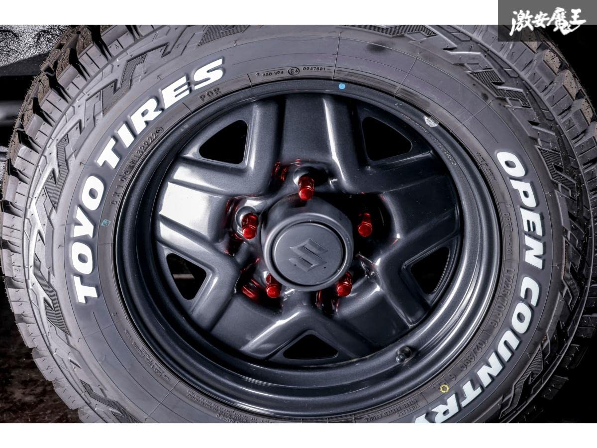Amazon.co.jp: WANGAN357 ホイールナット 袋 赤 レッド スチール